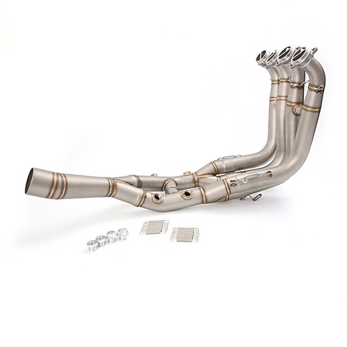 For BMW S1000RR S1000R Exhaust System Front Link Pipe Slip On 61mm Muffler Tips - Picture 4 of 8