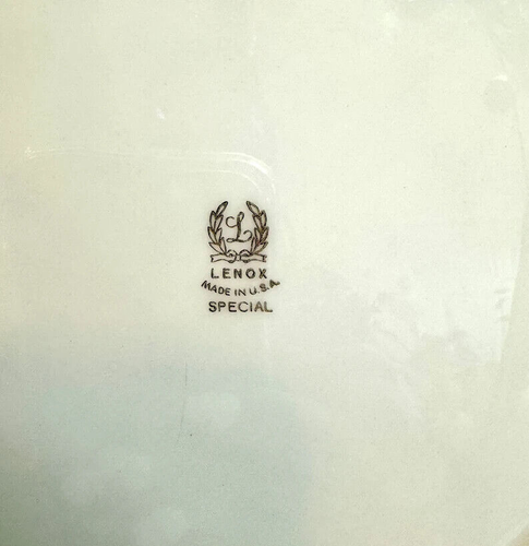 LENOX Holiday Presidential "Special" 16" Oval Serving Platter MADE in USA - Picture 3 of 3