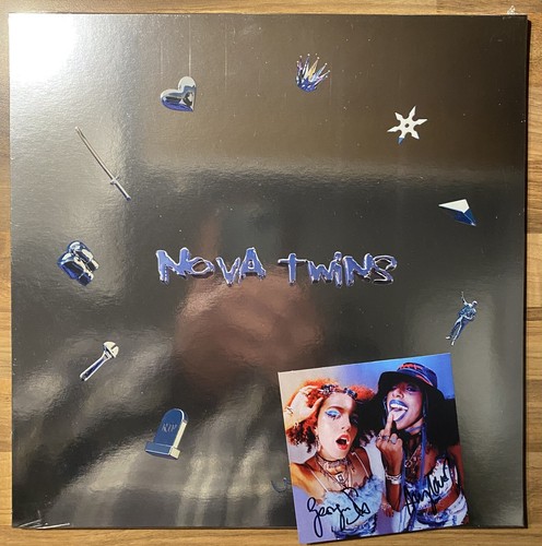 Nova Twins - Supernova, 12" Vinyl LP, SIGNED art card, Clear, Foil sleeve, New.