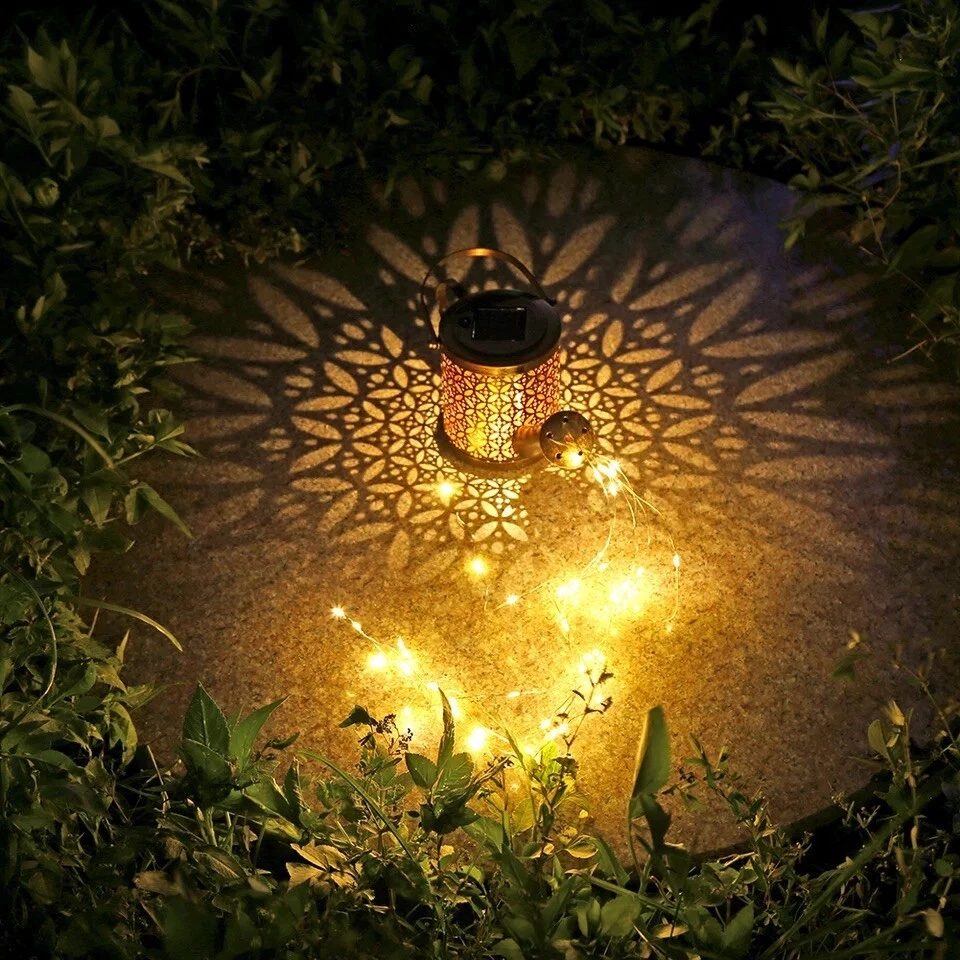 Solar Lights Kettle Lamp Garden Decor Waterproof Outdoor Lamp Fall Decor Calm US - Image 3 of 4