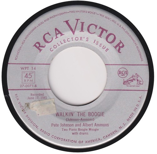 PETE JOHNSON & ALBERT AMMONS “Boogie Woogie Man” RCA (1951) - Picture 2 of 2