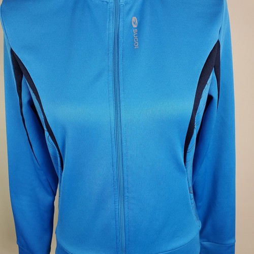 Sugoi Womens Top M Blue Hotshot Jersey Cycling Top Full Zip Up - Picture 3 of 19
