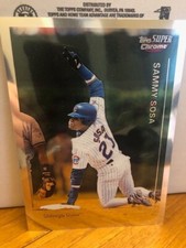 1999 Topps Super Chrome Jumbo Sammy Sosa #10 NRMT