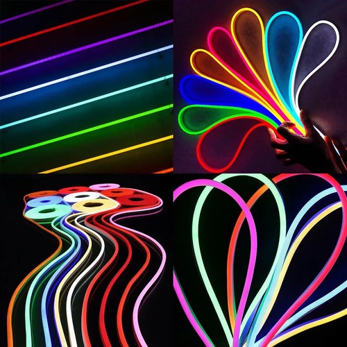 5M Roll All Color 6x12mm 12V Flexible LED Silcon Neon Strip Adverting Power Sppl - Picture 6 of 24