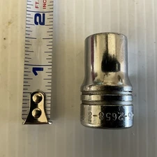 Vintage Westcraft 1/2” 12 Point Socket 1/2” Drive Chrome 45-2658-8