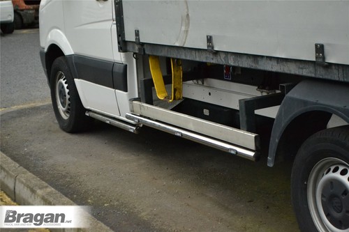 Step Bars + Side Bars + Amber LED For Mercedes Sprinter SWB 2018+ Chassis Cab - Picture 2 of 8