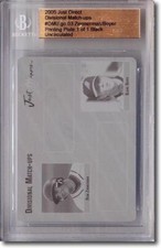 RYAN ZIMMERMAN * Blaine Boyer * Rookie Printing Press Plate BGS 1/1