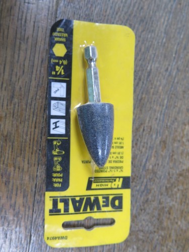 DeWalt HP 3/4 Zoll D Aluminiumoxid konische Schleifspitze konisch - Bild 3 von 3