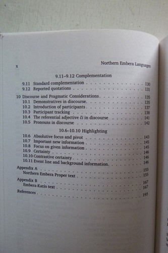 Reference Grammar Northern Embera Languages by C A Mortensen (paperback, 1999) - Picture 8 of 10