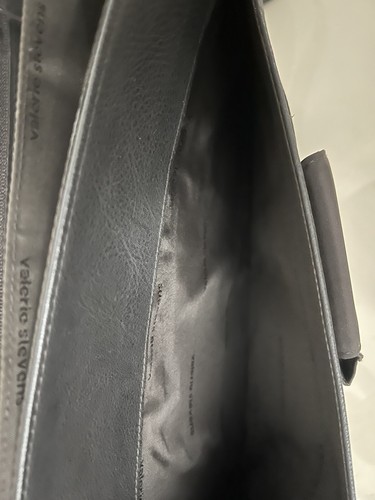 Valerie Stevens Brown Leather Brief Case Shoulder/Crossbody/Laptop Bag/Handbag - Picture 10 of 14