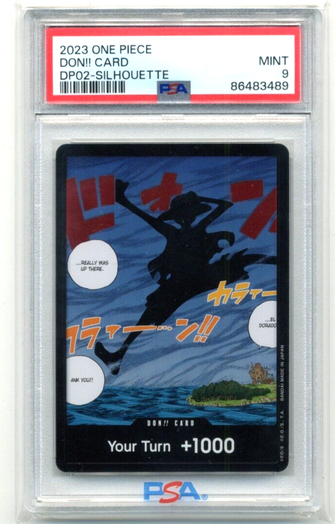 2023 One Piece Double Pack Volume 2 Don!! Silhouette Alt Art PSA 9 2023 One Piece Double Pack Volume 2 Don!! Silhouette Alt Art PSA 9