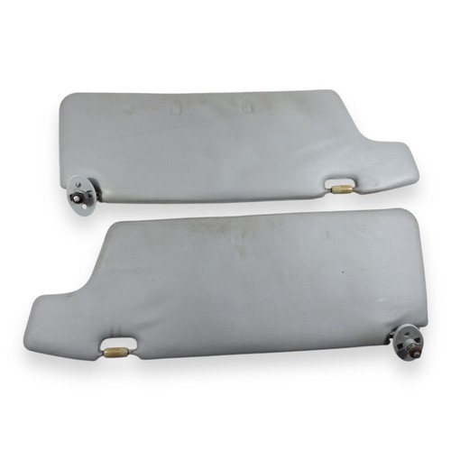 1988-1991 Honda Civic Hatchback Driver & Passenger Side Sun Visor Pair Set Gray - Picture 6 of 6