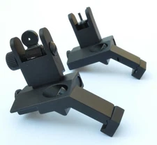 Reflex Metal Site 45 degree Back up angled sights 2pc spring loaded BUIS