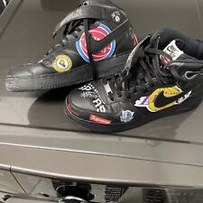NIKE AIR FORCE 1 MID SUPREME NBA コラボ Nike Air Force 1 Mid Supreme NBA Black Men's - AQ8017-001 - US