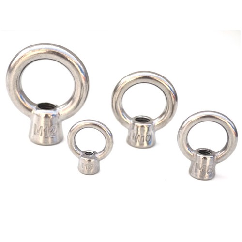 M6/M8/M10/M12/M16/M20/M24 304 Stainless Steel Lifting Eye Nut Ring Shape Nuts - Picture 6 of 13