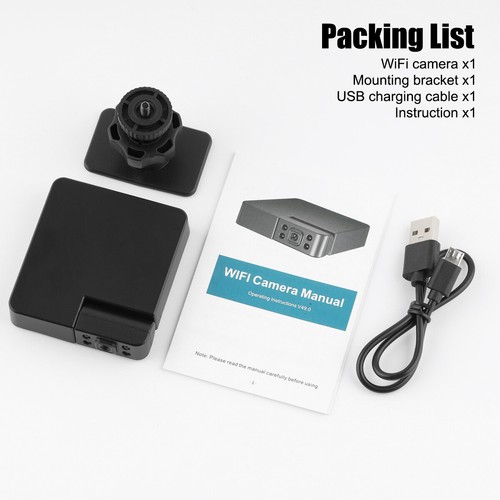 Mini Camera WIFI 1080P HD Smallest Night Vision Security Cam with Battery - Picture 13 of 15