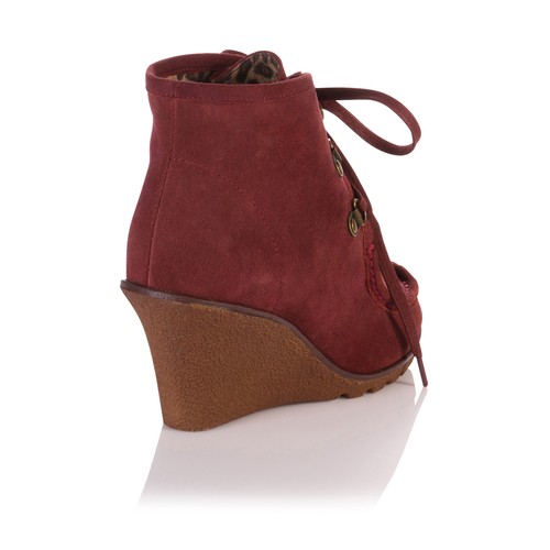 rossa Stivaletti pelle in Swiss T in 3 Collection crêpe Suola Nuovo 38 xnrnqw