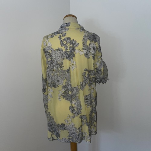 * talk about * Bluse * langarm * Damen * Gelb Weiß Schwarz* 42 * leicht* wie Neu - Bild 6 von 12