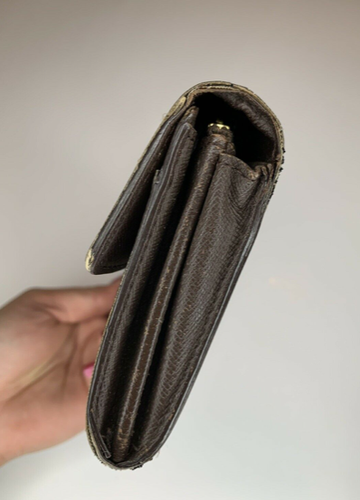 Original Louis Vuitton Doppelfaltung Damier Portofeuil Sara Unisex Geldbörse - Bild 10 von 10