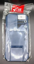 Samsung Galaxy S22 Case with Slide Camera Cover, Silicone TPU Bumper-Blue