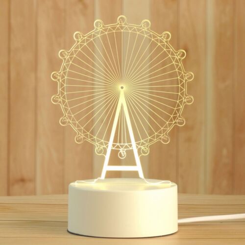 AKIS HOME 3D Lampe für Kinder Nachtlicht Geschenk Tischlampe Party Deko - Bild 16 von 44