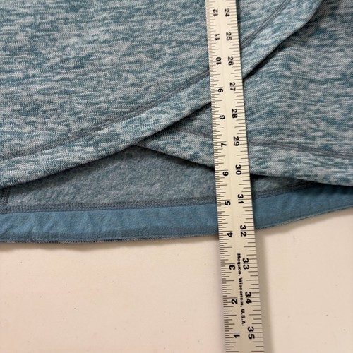 Lands End Fleece Tunika Damen 1X 16 - 18 W blau Pullover Wasserfallausschnitt Langarm - Bild 13 von 13