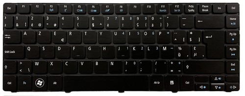 Clavier BELGIQUE KEYBOARD Acer Travelmate 8481 8481G 8481T 8481TG 8481-9831 - Afbeelding 2 van 3
