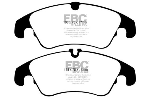 EBC Orangestuff Pad & Line Kit for Audi A5 (B8) 3.2 07>11 - Picture 2 of 3
