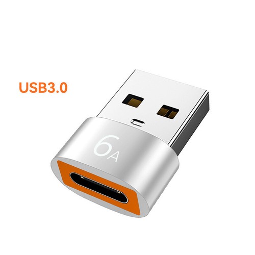 3 PACK Type-C 6A Female to USB 3.0 Male Adapter Port Converter Date Adapter US - Picture 12 of 16