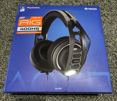 RIG 400HS Wired Stereo Gaming Headset for Sony PlayStation Black  17229154100|