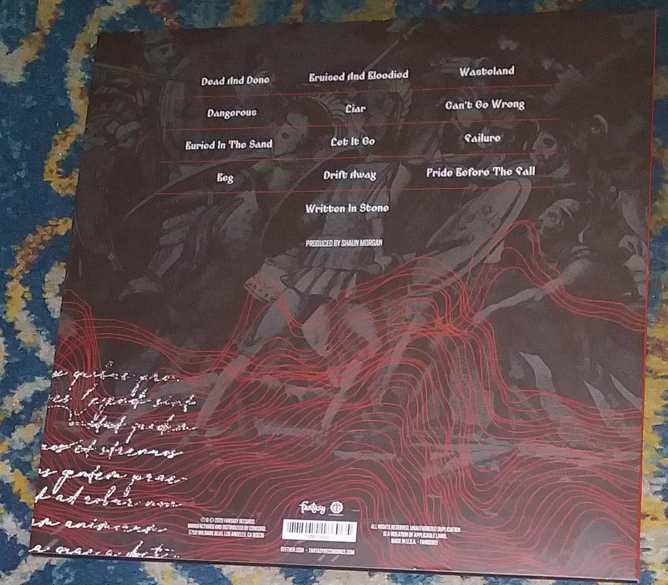 SI VIS PACEM PARA BELLUM / SEETHER 2020 FANTASY 2XLP Etched,Red w/Black Splatter - Image 2 of 4