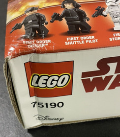 LEGO Star Wars First Order Star Destroyer 75190 * Damaged Box * Retired * Sealed