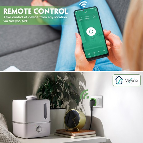 1-4 Stk. GreenSun Wlan Smart Steckdose Strommessung Fernbedienung 16A Vesync - Bild 39 von 47