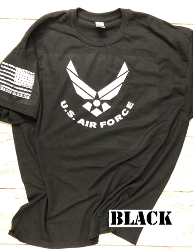 Air Force Military T-shirt USAF logo 112G - Picture 16 of 17