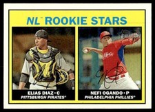 2016 Topps Heritage #184 Elias Diaz/ Nefi Ogando -  - Rookie