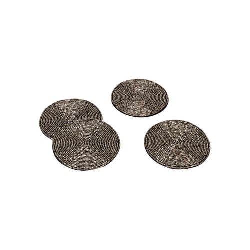 "Handcrafted Bead Coaster-Elegant & Durable Drink Coasters- Perfect Home Decor" - Picture 2 of 7