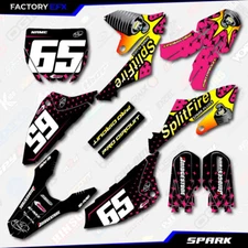 Pink Spark Racing Graphics Kit fits 18-24 Yamaha YZ65 YZ 65 Decals Sticker kit
