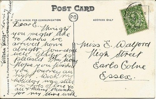 Vintage Dovercourt: Slopes & Band Stand Postcard D.33461 The Photochrom Co. - Picture 2 of 2