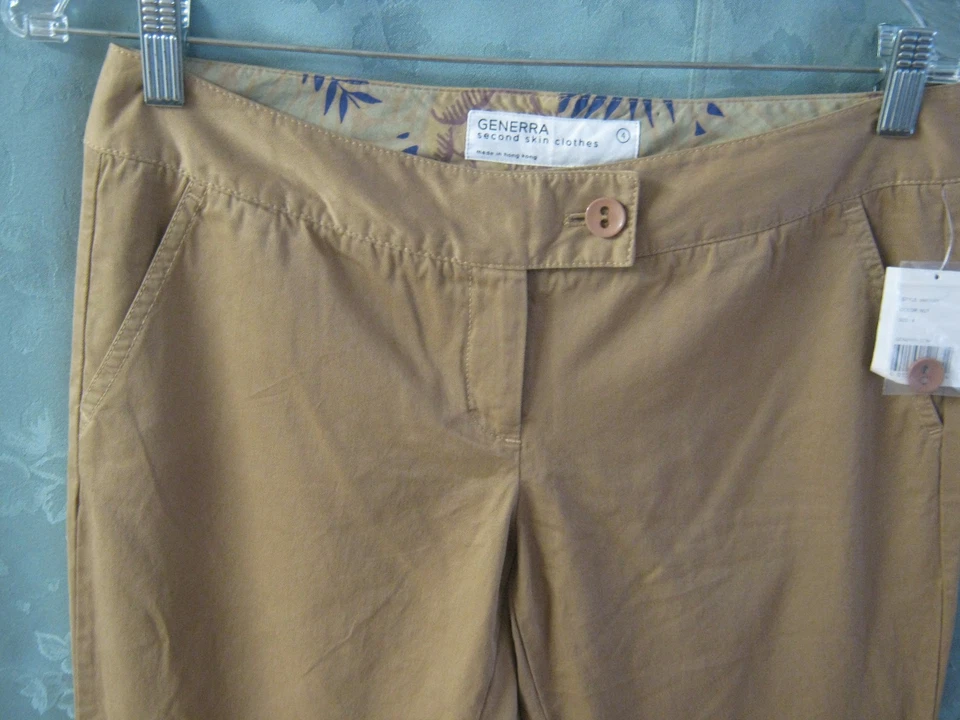 Pantalones Generra Second Skin Clothes corte bota talla 4 nuevos con etiquetas beige Foto 2 de 4