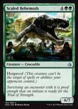 Moderate Play, English MTG Regular Scaled Behemoth Amonkhet Magic the Gathering