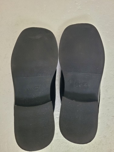 Boys Smart Fit Loafers Size 4-Black Dress Shoes - Picture 5 of 8