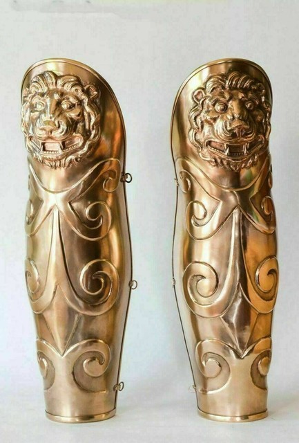 14GA Steel Medieval Greek Roman Centurio Leg Greaves/Leg Guard Leg Protection 14GA Steel Medieval Greek Roman Centurio Leg Greaves/Leg Guard Leg Protection