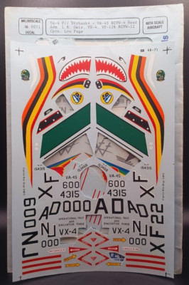 MicroScale | No. 48-71 | 1:48 TA-4F/J Skyhawks Decals