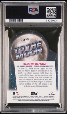 2024 Topps Big League To The Moon Die-Cuts Shohei Ohtani