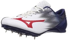 Mizuno Track  Field Spike Shoes GEO VERSUS FX U1GA2015 White x Red x Navy US7.5