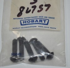 Hobart Nylon Screw Lot of 5 Part# 00-86757 New Old Stock Vintage Part