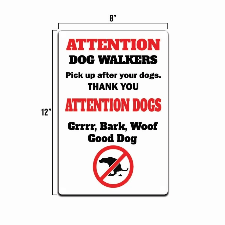 POR FAVOR RECOJA DESPUÉS DE SU PERRO - Sin letrero de caca de perro, mantenga alejado de la placa de hierba. Foto 2 de 4