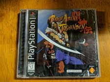 Battle Arena Toshinden 3 PlayStation PS1 Complete Manual 1997 water damage #162c