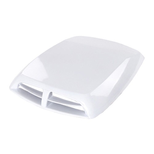1PCS Universal Car Decorative Air Flow Intake Hood Scoop Vent Bonnet Cover - Foto 10 di 12