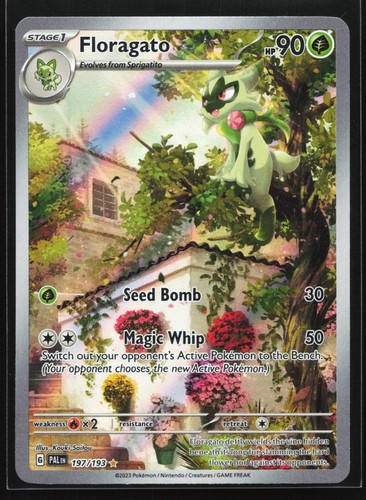 Pokemon Floragato 197/193 - Paldea Evolved Illustration Rare Alternate Art Card